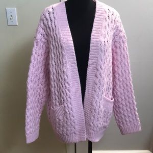 H&M pink cardigan !
